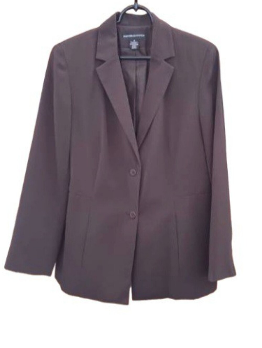 Norton McNaughton Women's Two-Button Blazer in Brown